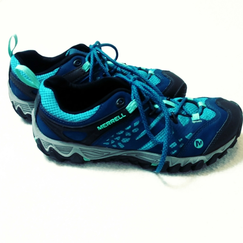 MERRELL Hiking Shoes Vibram Soles Unifly EUC Size 7.5